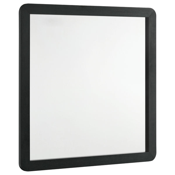  Coaster Furniture Cavelle 223664 Dresser Mirror - Black IMAGE 1