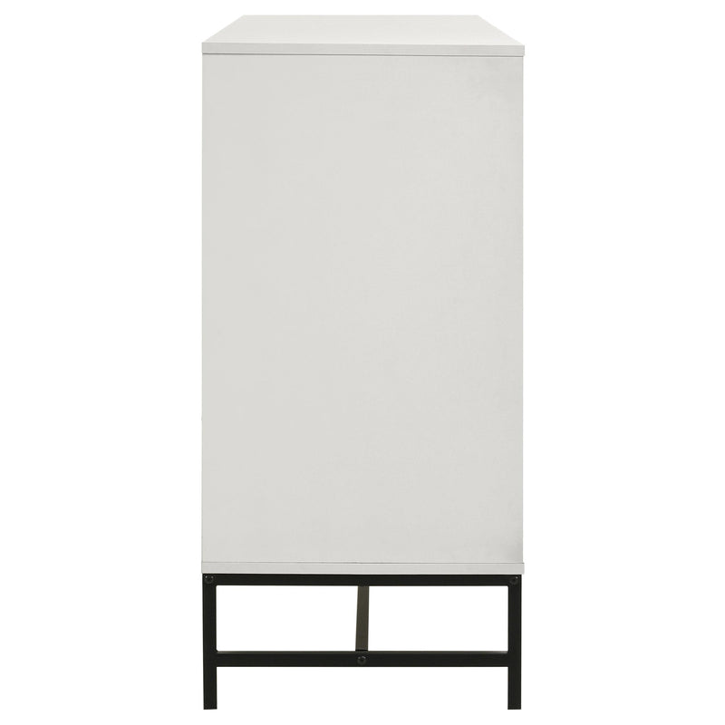  Coaster Furniture Sonora 224863 6-Drawer Bedroom Dresser - White IMAGE 8