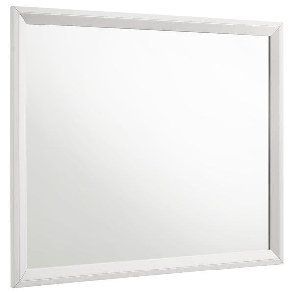  Coaster Furniture Sonora 224864 Dresser Mirror - White IMAGE 1