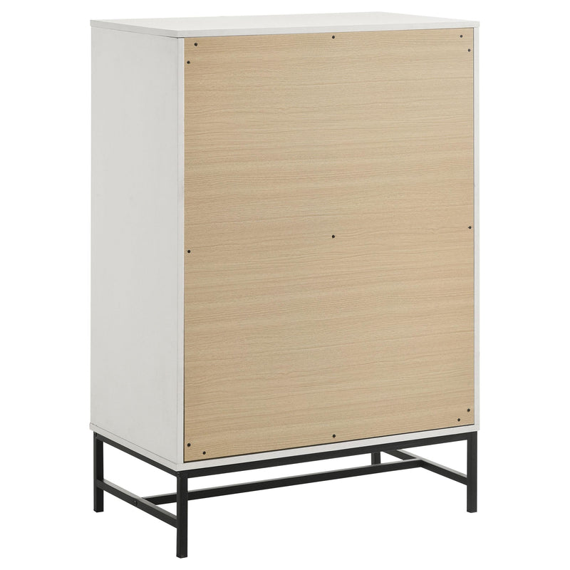  Coaster Furniture Sonora 224865 4-Drawer Bedroom Chest - White IMAGE 5