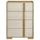  Coaster Furniture Hyland 215655 4-Drawer Chest of Drawers - Natural IMAGE 2