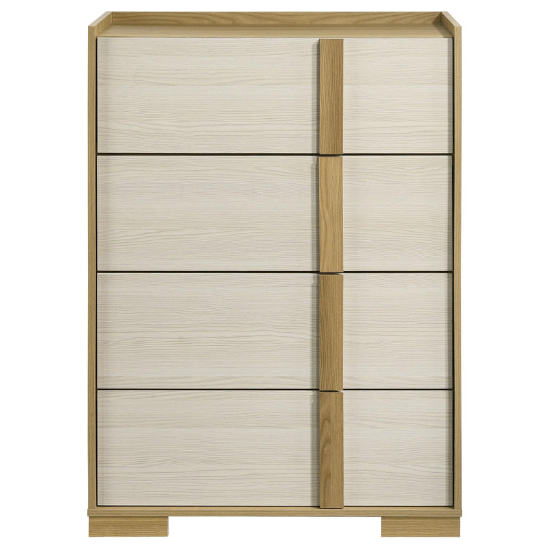  Coaster Furniture Hyland 215655 4-Drawer Chest of Drawers - Natural IMAGE 2