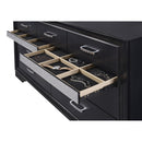  Coaster Furniture Miranda 206363M 7-Drawer Dresser with Mirror - Black IMAGE 11