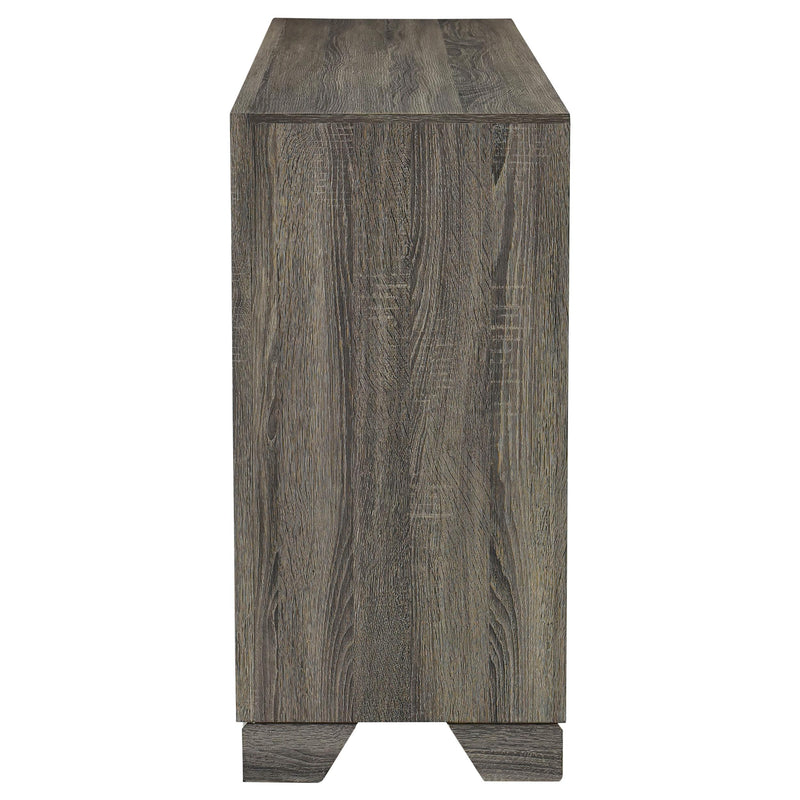  Coaster Furniture Wright 223343 6-Drawer Dresser Cabinet - Brown Oak IMAGE 4