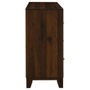  Coaster Furniture Welsley 223443 6-Drawer Dresser Cabinet - Walnut IMAGE 7