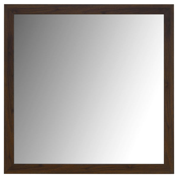  Coaster Furniture Welsley 223444 Dresser Mirror - Walnut IMAGE 1