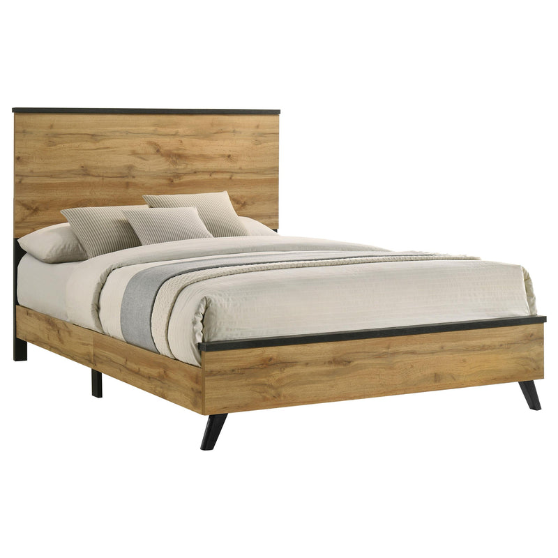  Coaster Furniture Kaywood 225001Q 52-inch Queen Panel Bed - Natural Pine IMAGE 2