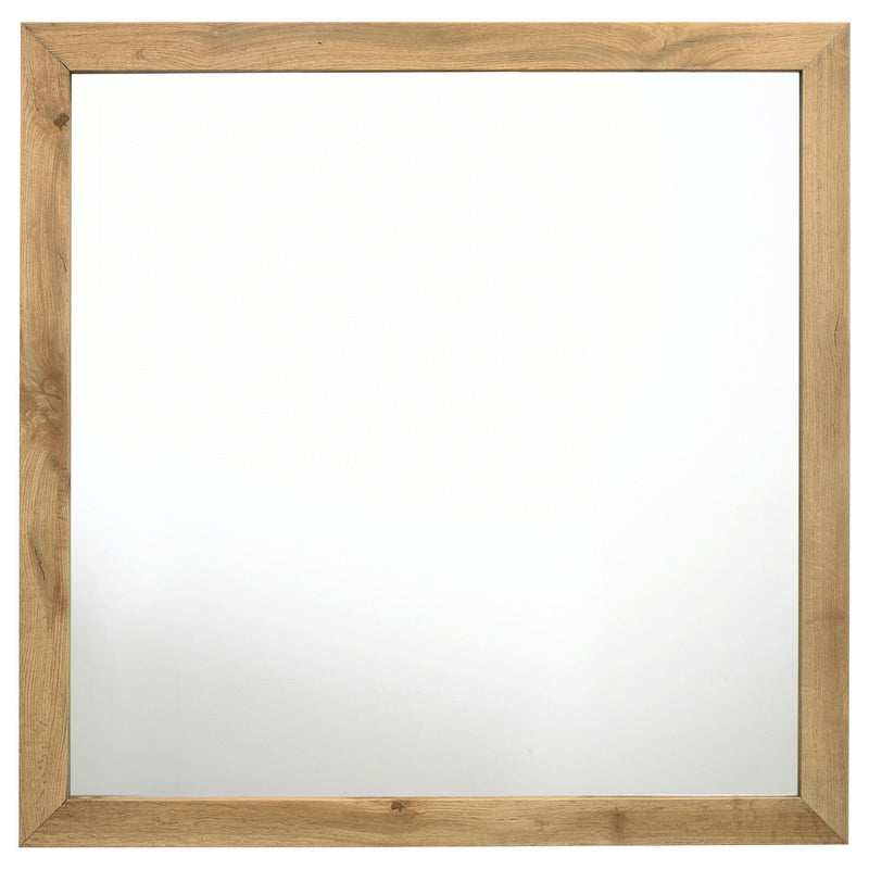  Coaster Furniture Kaywood 225004 Dresser Mirror - Natural Pine IMAGE 2