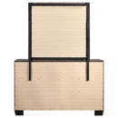  Coaster Furniture Kauffman 204193M 6-Drawer Dresser with Mirror - Washed Taupe IMAGE 6