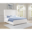  Coaster Furniture Natasha 306051KE 65-inch Upholstered Eastern King Wingback Bed - Cream IMAGE 6