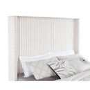  Coaster Furniture Natasha 306051KW 65-inch Upholstered California King Bed - Cream IMAGE 7