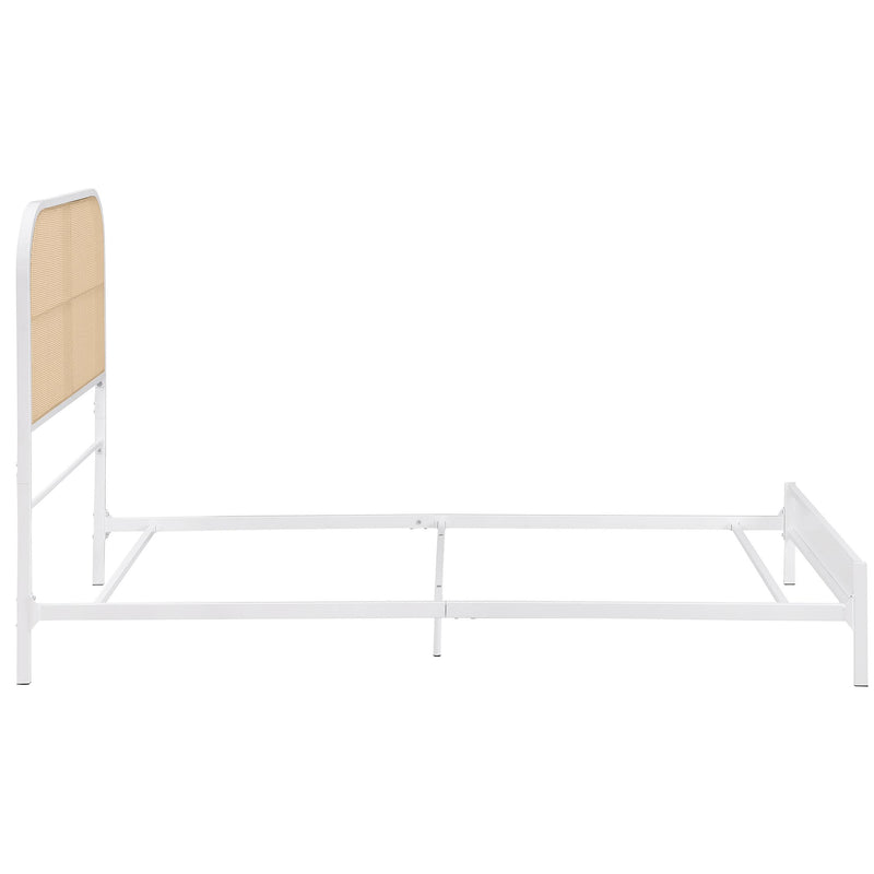  Coaster Furniture Amherst 360301T Radio Weave Rattan Metal Twin Bed - White IMAGE 7