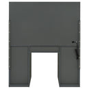  Coaster Furniture Acena 931145 7-Drawer Vanity Set with Lighting - Grey High Gloss IMAGE 6