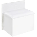  Coaster Furniture Danbury 930208 3-Drawer Makeup Vanity & Stool - Set White High Gloss IMAGE 10