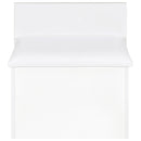  Coaster Furniture Danbury 930208 3-Drawer Makeup Vanity & Stool - Set White High Gloss IMAGE 11