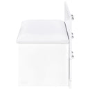  Coaster Furniture Danbury 930208 3-Drawer Makeup Vanity & Stool - Set White High Gloss IMAGE 12