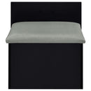  Coaster Furniture Danbury 930209 3-Drawer Makeup Vanity & Stool - Set Black High Gloss IMAGE 11