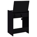  Coaster Furniture Danbury 930209 3-Drawer Makeup Vanity & Stool - Set Black High Gloss IMAGE 9