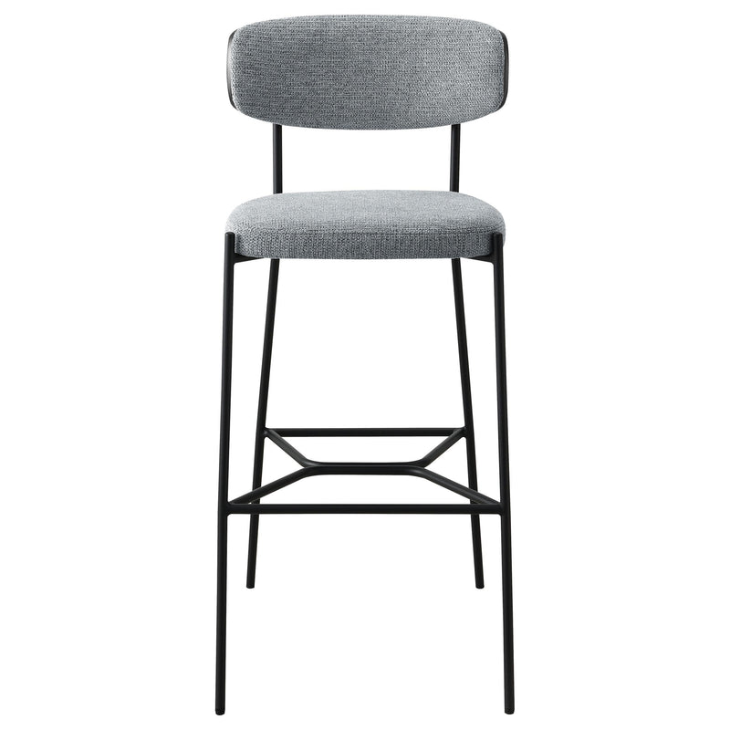  Coaster Furniture Elison 182647 Pub Height Bar Stool - Grey IMAGE 2