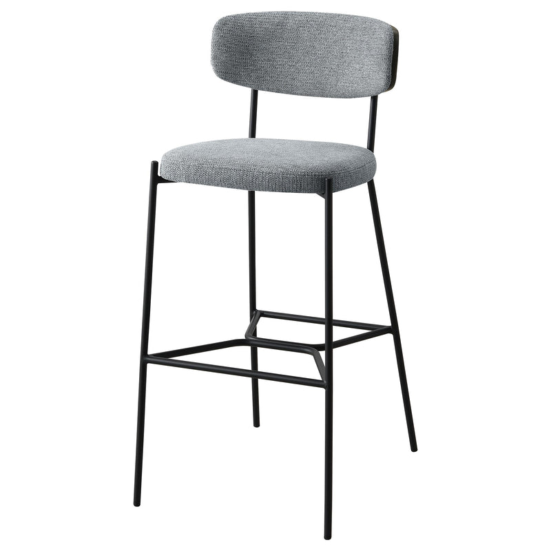  Coaster Furniture Elison 182647 Pub Height Bar Stool - Grey IMAGE 3