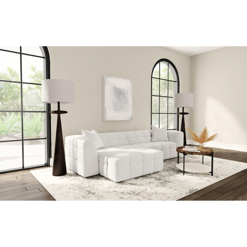  Coaster Furniture Everly 504850 Boucle Upholstered Extra Long Sofa - Off White IMAGE 11