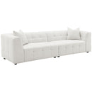  Coaster Furniture Everly 504850 Boucle Upholstered Extra Long Sofa - Off White IMAGE 1