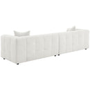  Coaster Furniture Everly 504850 Boucle Upholstered Extra Long Sofa - Off White IMAGE 5