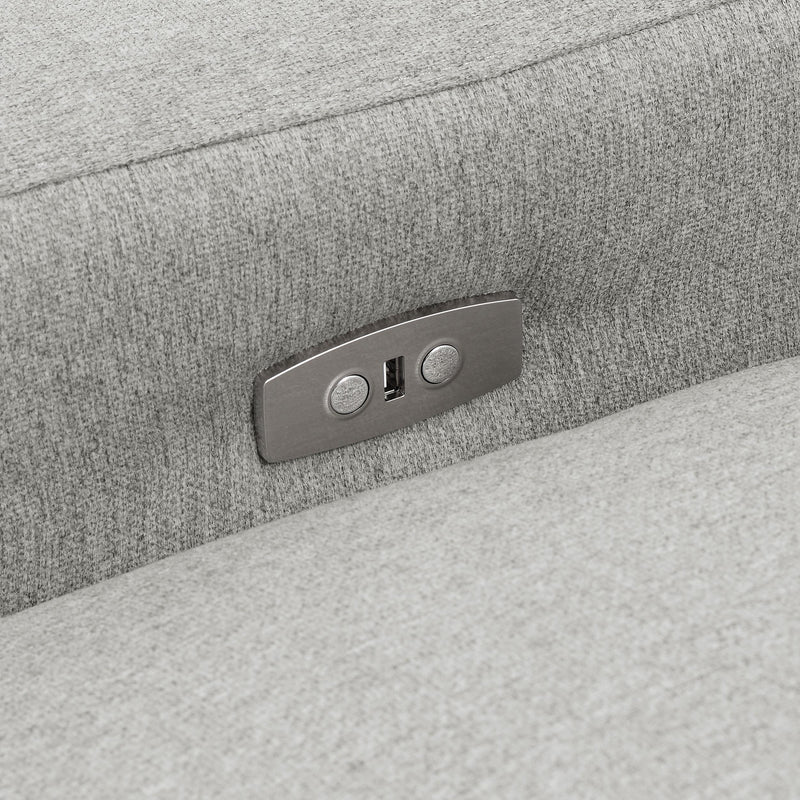  Coaster Furniture Collins 609561P Modular Power Sofa - Grey IMAGE 12