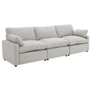  Coaster Furniture Collins 609561P Modular Power Sofa - Grey IMAGE 1