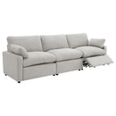  Coaster Furniture Collins 609561P Modular Power Sofa - Grey IMAGE 2