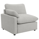  Coaster Furniture Collins 609562P Modular Power Loveseat - Grey IMAGE 3