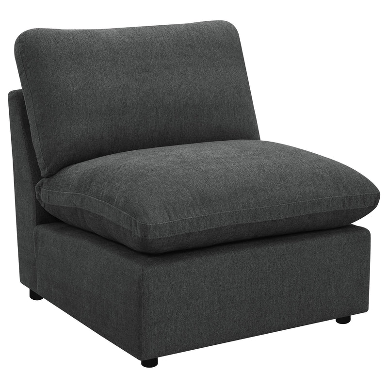  Coaster Furniture Collins 609530P 5 pc Modular Power Reclining Sectional - Dark Grey IMAGE 3