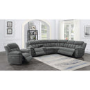  Coaster Furniture Bahrain 609540P 6 pc Modular Power Reclining Sectional - Charcoal IMAGE 9