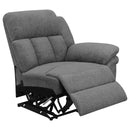  Coaster Furniture Bahrain 609541T 5-piece Upholstered Home Theater Seating - Charcoal IMAGE 10
