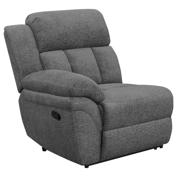  Coaster Furniture Bahrain 609541T 5-piece Upholstered Home Theater Seating - Charcoal IMAGE 1