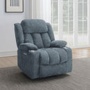  Coaster Furniture Houston 602294P Upholstered Power Lift Recliner - Slate Blue IMAGE 11
