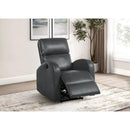  Coaster Furniture Grant 601499P Upholstered Power Recliner Chair - Grey IMAGE 8