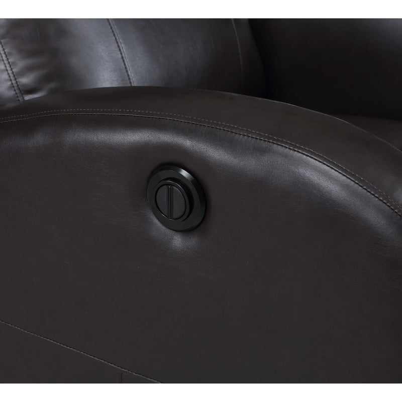  Coaster Furniture Grant 601500P Upholstered Power Recliner Chair - Brown IMAGE 9