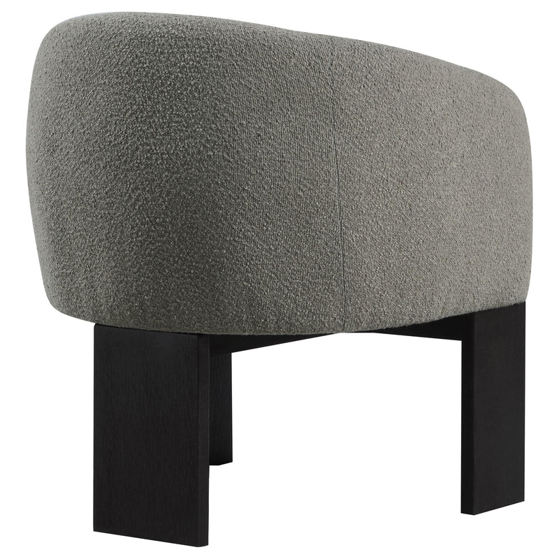  Coaster Furniture Valdez 903166 Boucle Upholstered Barrel Back Accent Chair - Brown IMAGE 7