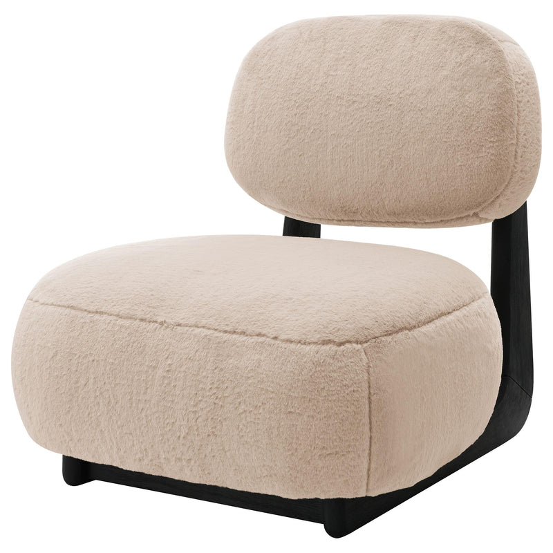  Coaster Furniture Duffie 903097 Upholstered Armless Accent Chair - Camel IMAGE 3