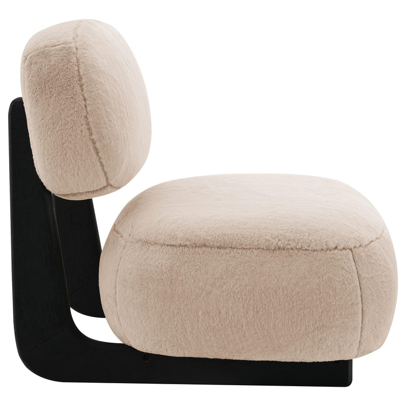  Coaster Furniture Duffie 903097 Upholstered Armless Accent Chair - Camel IMAGE 7
