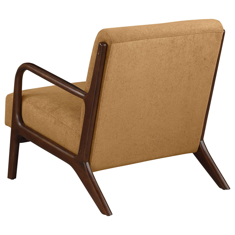  Coaster Furniture Foster 902271 Upholstered Wood Frame Accent Chair - Honey IMAGE 5