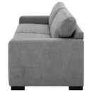  Coaster Furniture Simpson 360050 Upholstered Sofa Sleeper with Queen Mattress - Grey IMAGE 5