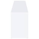  Coaster Furniture Laughlin 724113 4-door Engineered Wood 78-inch TV Stand - White IMAGE 9