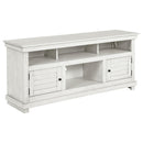 Coaster Furniture Payne 710052 60-inch TV Stand Media Console - Distressed White IMAGE 1