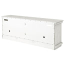  Coaster Furniture Payne 710053 70-inch TV Stand Media Console - Distressed White IMAGE 8