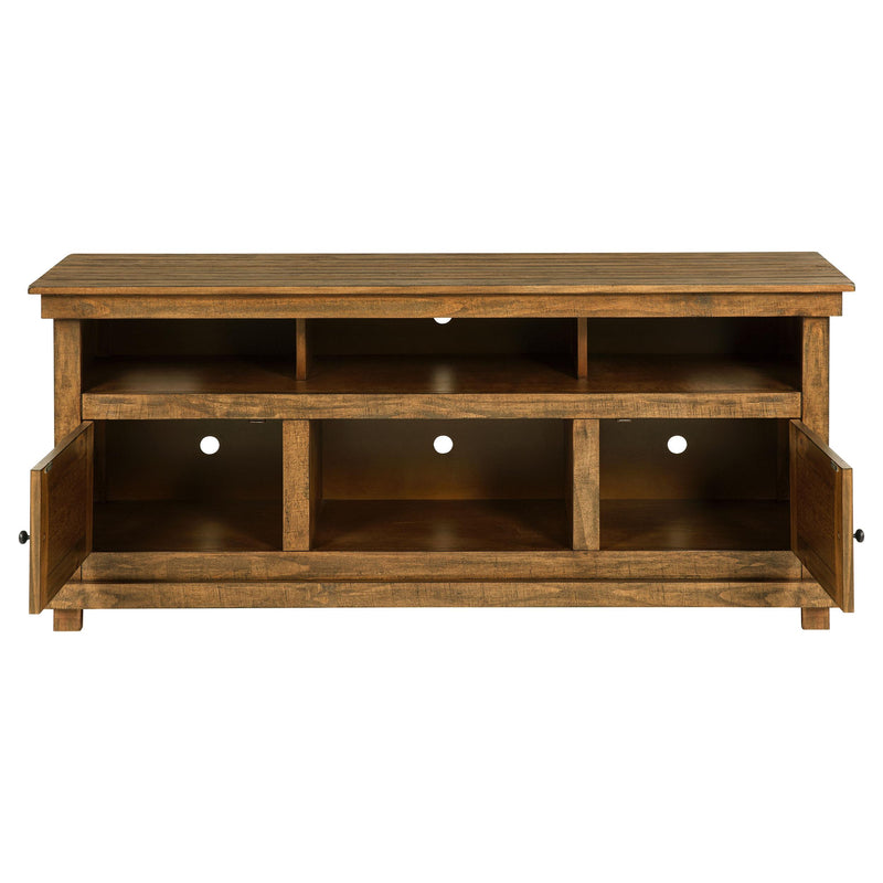  Coaster Furniture Payne 710042 60-inch TV Stand Media Console - Distressed Brown IMAGE 3