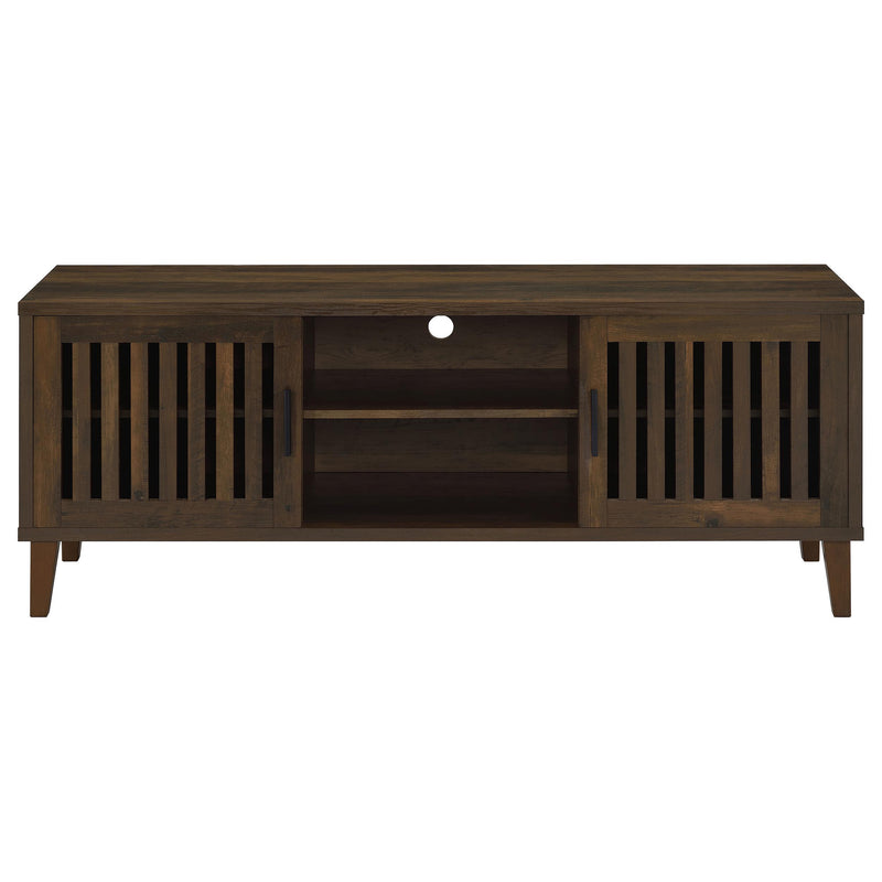  Coaster Furniture Sedona 701982 2-door Engineered Wood 60" TV Stand - Dark Pine IMAGE 3