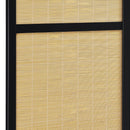  Coaster Furniture Pearce 961648 4-panel Bamboo Room Divider Folding Screen - Natural IMAGE 6
