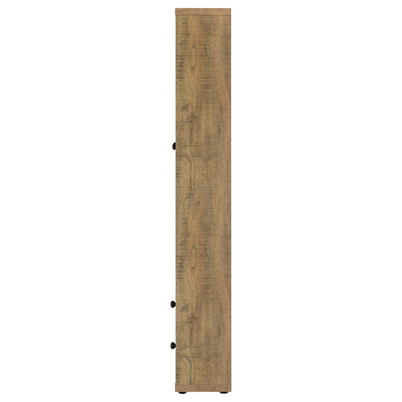  Coaster Furniture Hawthorne 953479 4-shelf Glass Door Tall Cabinet with Drawers - Mango IMAGE 5